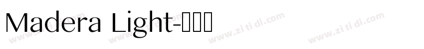 Madera Light字体转换